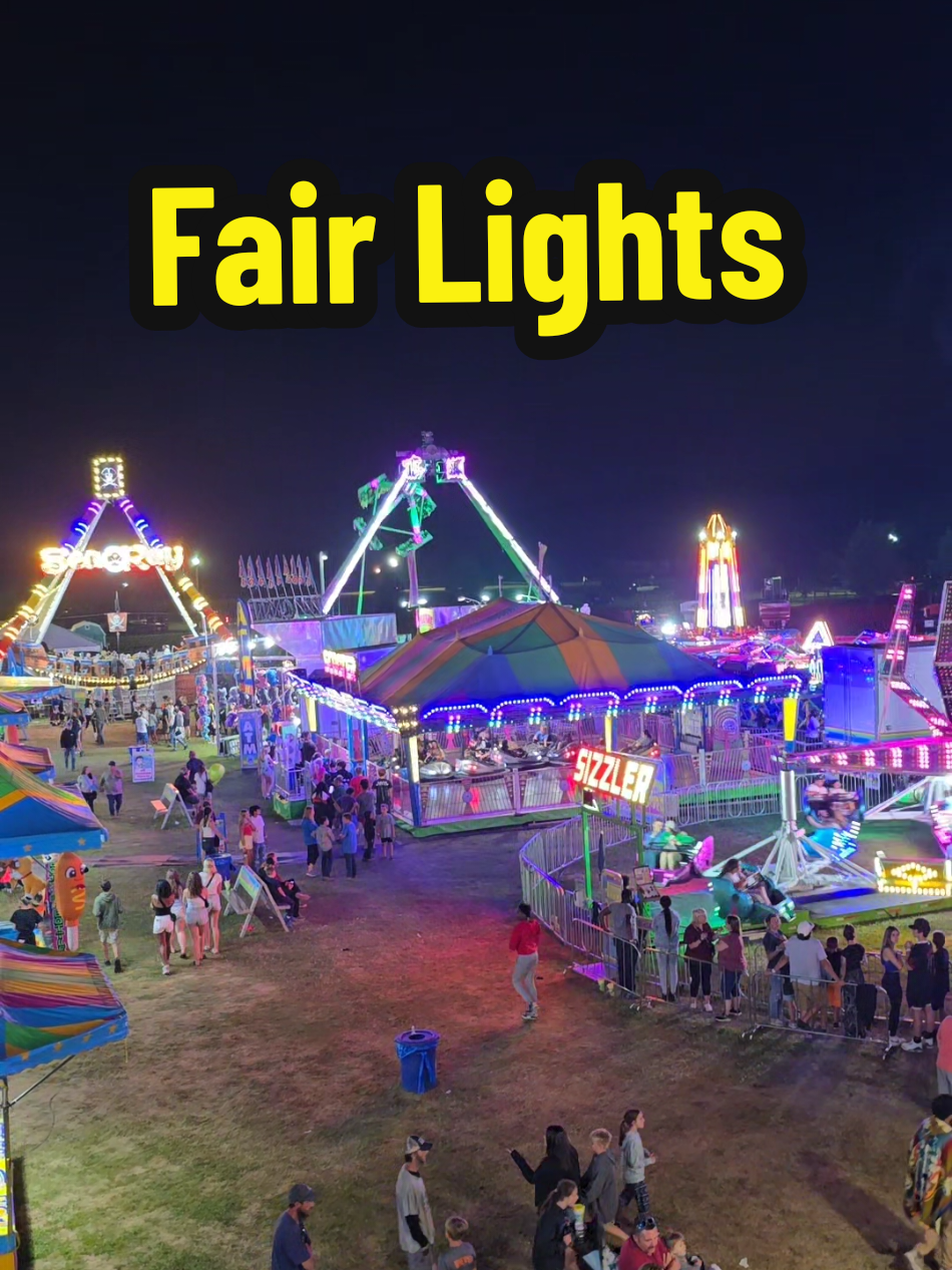 There's something about the fair at night and all the lights that just feels like summer.  I rode a bunch of rides and had a fun night.  What's your favorite fair ride? #fair #GarnoHomestead #countyfair #Summer #summervibes #summerfun #fyp #fypシ @Garno Homestead LLC 