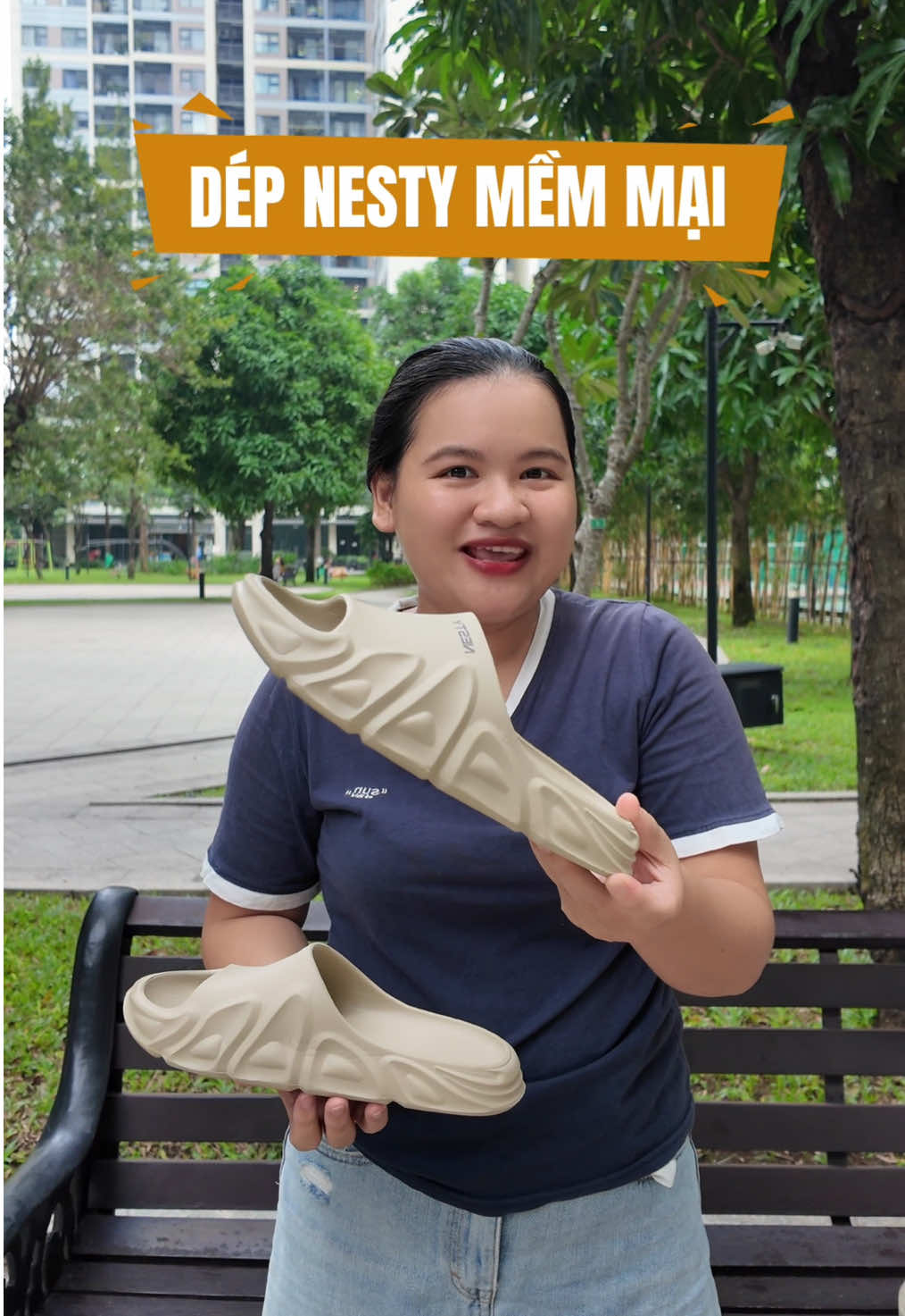 Dép Bánh Mì Quai Ngang NESTY #nesty #muataitiktok 
