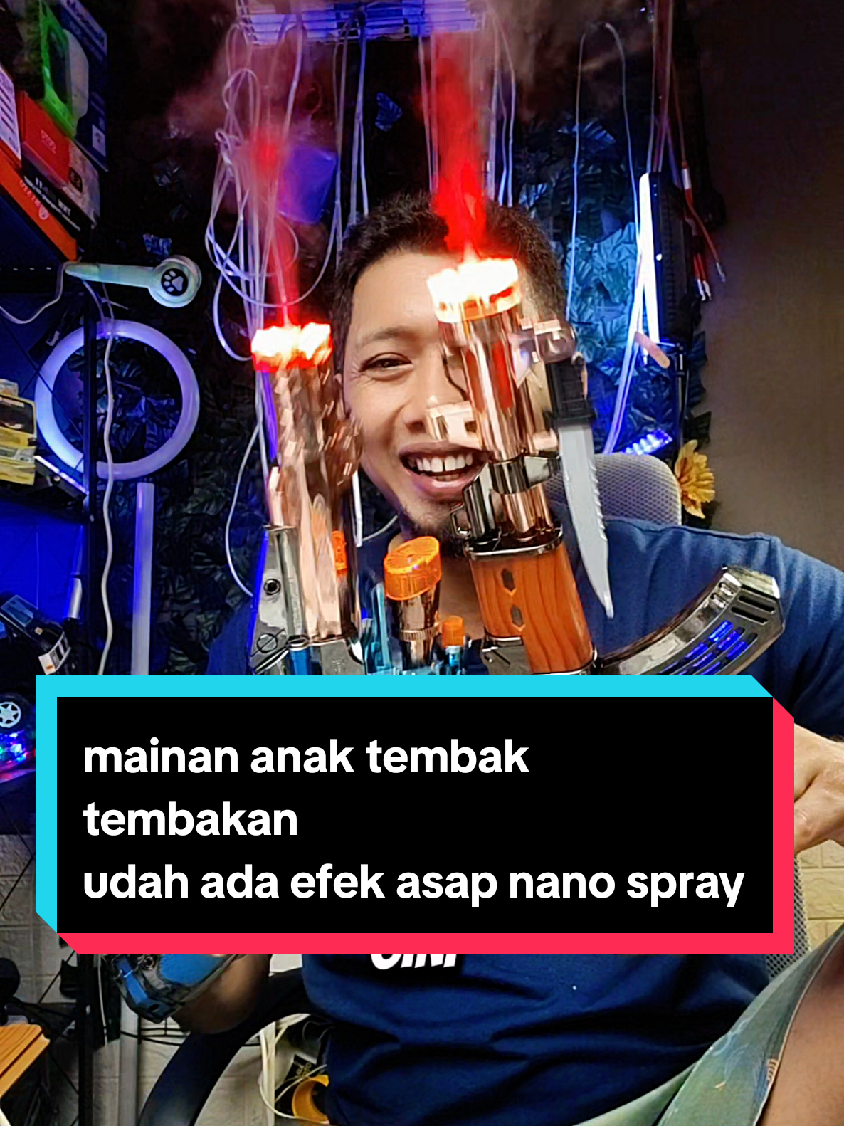 Membalas @apaantuf mAinan anak tembak tembakan keren kininian🚨**Mainan Baru yang Bikin Anak Ketagihan!** 🔫  Bikin Betah main dirumah tanpa handphone 🛍 Tembak-tembakan serbu elektrik ini bukan main-main! 🔥 Dilengkapi efek asap *nano spray* yang bikin sensasi tembakannya makin nyata! 💥 Suara, cahaya, dan asap menyatu jadi pengalaman bermain super seru! Siap-siap anak jadi pahlawan kecil di rumah! 🦸‍♂️💨 yuk ambil promonya  Sebelum kehabisan 🛍 stoknya terbatas🛍   ‼️DISCLAIMER‼️ HARGA SEWAKTU WAKTU⏰ BISA BERUBAH✅   #mainananak #tembaktembakan #mainanviral #mainanterbaru #mainanlaki #mainanviral2025 #tembaktembakananak #mainanseru #serbuelektrik #mainankeren #tiktokkids #toykids #anakaktif #mainanlakilaki   #gajiansale #promoguncang88 #satukontentiaphari # 