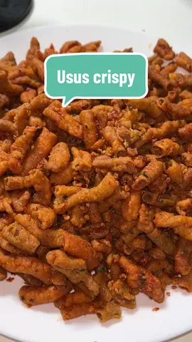 Usus krispy emang beneran RENYAH pisan, gurih pedes wangi daun jeruk nya nampollll !!!! Gass we lah pokonamah. #aenap #foodblogger #foodbloggers #usus #ususkrispy #ususcrispy #ususpedasdaunjeruk #ususpedas #ususayamcrispy #ususcrispypedasdaunjeruk 