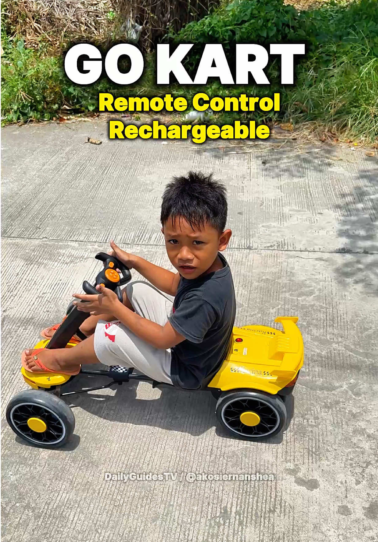 🔋 Electric Go kart for Kids na Rechargeable Remote Control Foldable Meron na!  Quality ito dahil Beige ang Tatak!🤩 #gokart #beige #ElectricGokart #GokartofTiktok #ToysforKids #CarKidsTok #fyp 