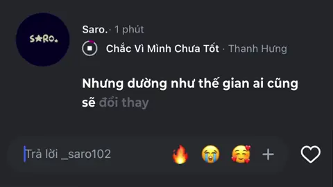 Nói ra lời chia tay đau lắm #_saro102 #lyrics #nhachaymoingay #xuhuong 