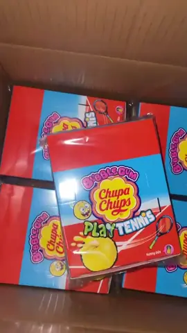 Kẹo Cao Su Thổi Hương Dứa Chupa Chups Bubblegum Play Tennis (Hộp 20 gói x 18g)##kẹocaosuthổibongbóng