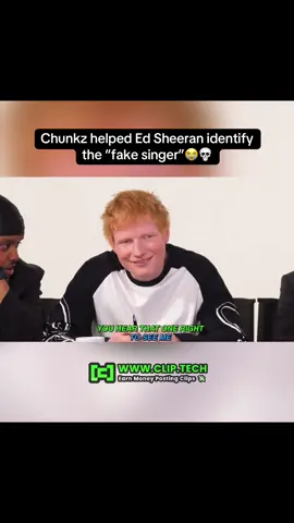Chunkz noticed right away he wasn’t a singer😭💀 #betasquad #edsheeran #chunkz #viral #trending #fy #fyp #singer #funny #memestiktok #xyzabc 