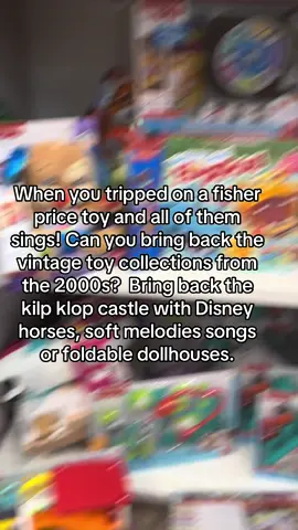 #fisherprice I love your #toys but I miss the #90s #nostalgia toys like #klipklopcastle and #dollhouses from the 90s. #softmelodies music make a vintage collections! I swear it would do really well! Who agrees with me?! 