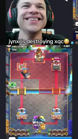 jynxi is destroying xqc #jynxi #xqc #clashroyale #clash #fyp #trend #viral 