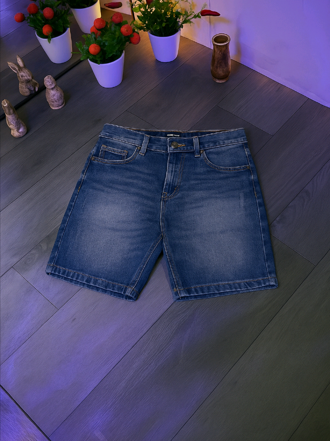 Warningclothing - Denimes Short Pants | Light Blue & Mid Blue #celana #celanapendek #celanapria #wibgajian #fyp 