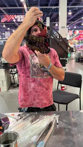 Glass Games - check out this Pipe Mask @CHAMPS Trade Shows #glassgames #smoke 