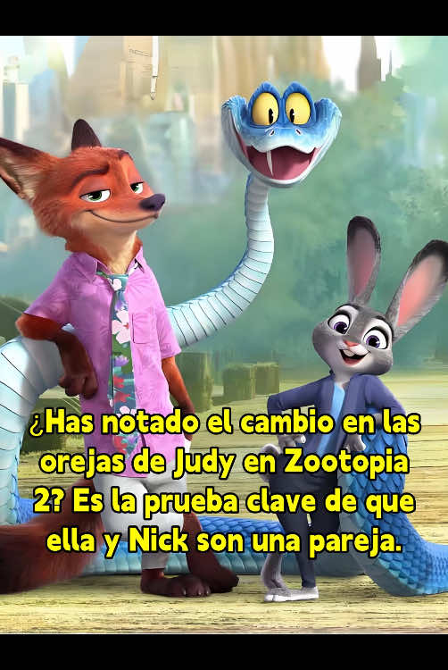 ¿Has notado el cambio en las orejas de Judy en Zootopia 2 Es la prueba clave de que ella y Nick son una pareja.#us #celebrity #entertainment #fyp #Zootopia2 #Judy #Nick