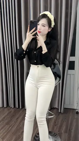 ( QC ) Áo Sơ Mi Nữ Chất Liệu Voan #aosomi #aosominu #thoitrangnu #xuhuong 