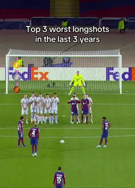 Top 3 worst longshots in the last 3 years😂😭 || #barcelona #longshot #pedri #unexpectededit #viral 