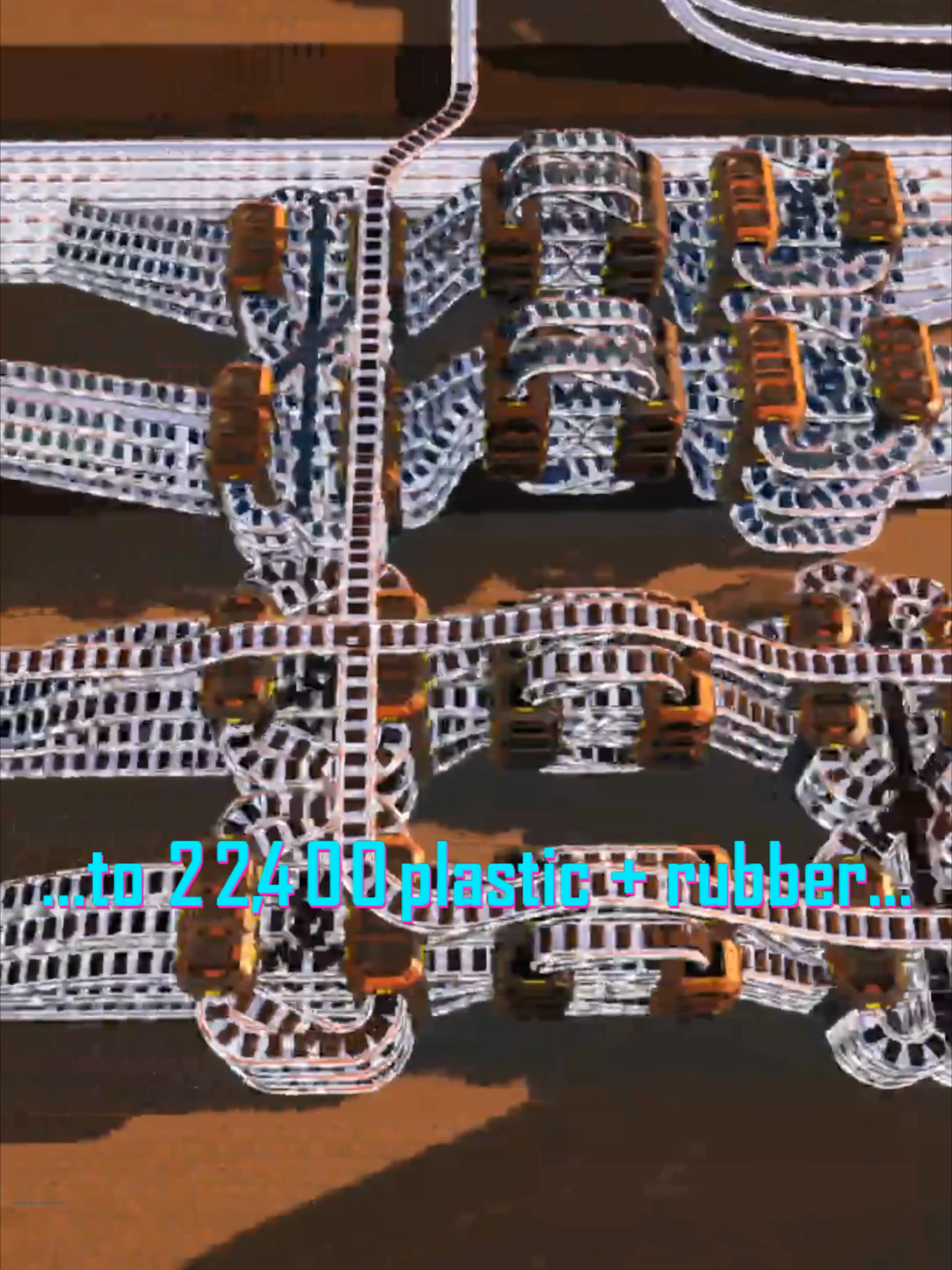 HOW much rubber? #satisfactory #satisfactorygame #gigafactory #fyp
