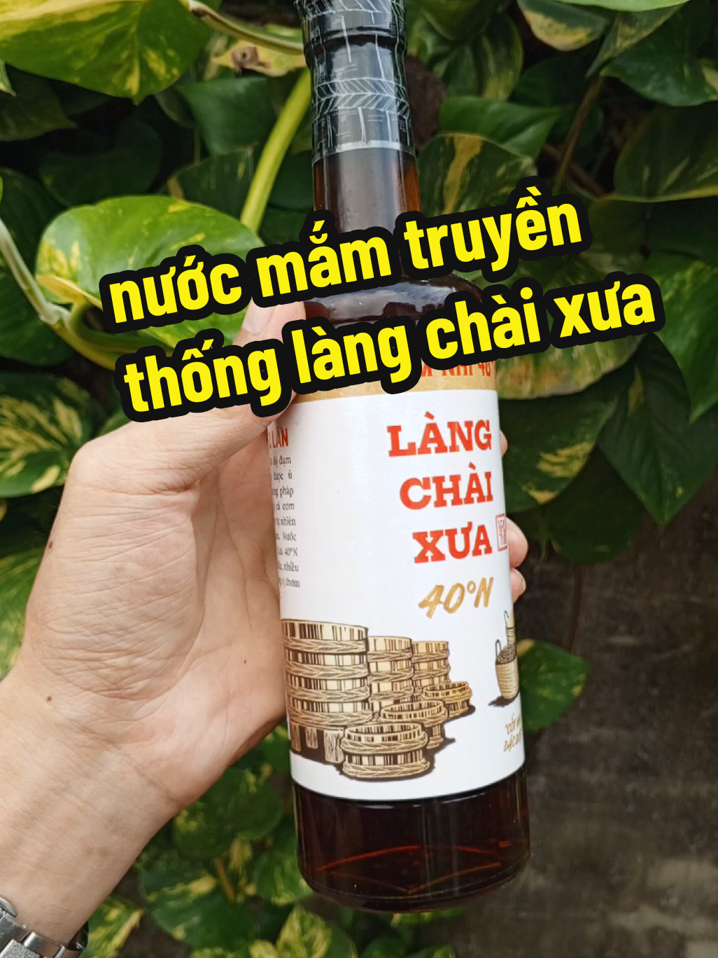 nước mắm truyền thống làng chài xưa 40 độ đạm #ongchudungthat 