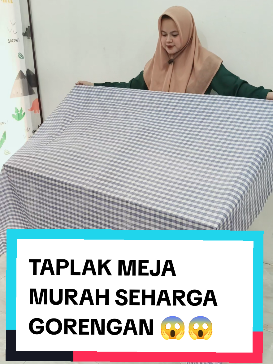 TAPLAK MEJA BAHAN EVA PLASTIK PREMIUM HARGA MURAH, STOK TERBATAS #gajiansale  #gratisongkir #promoguncang88  #taplakmejamakan #fypツ 