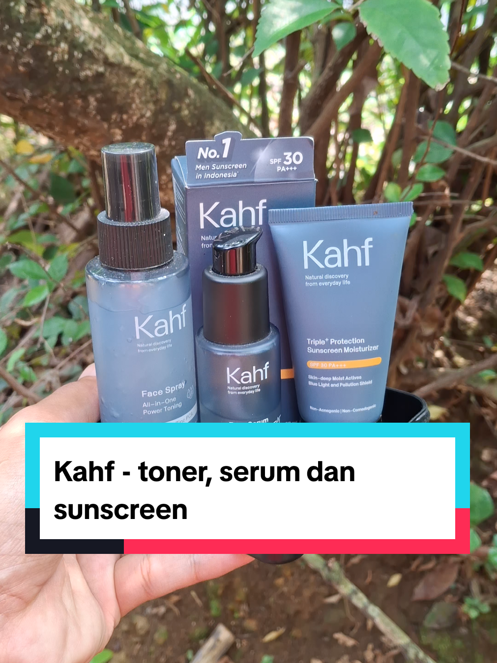 Kahf - toner, serum dan sunscreen  #kahf  #gajiansale  #promoguncang88 