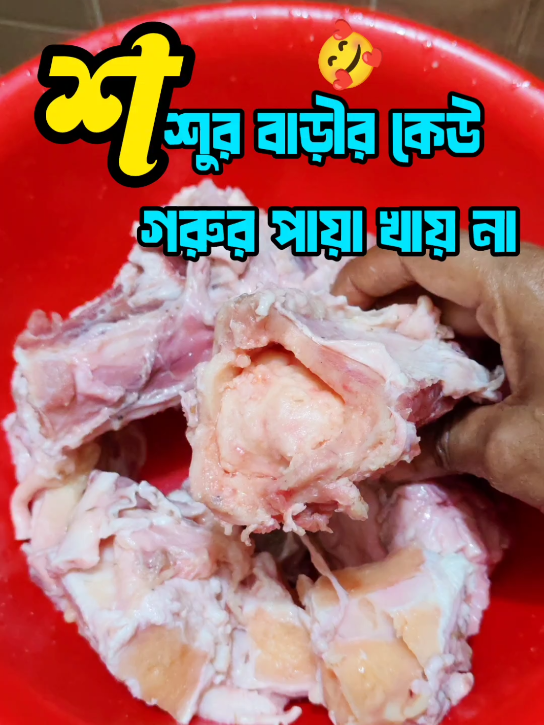 শশুর বাড়ীর কেউ গরুর পায়া খায় না 🥰 #tiktokviral #viral #cooking #foryou #viralvideo 