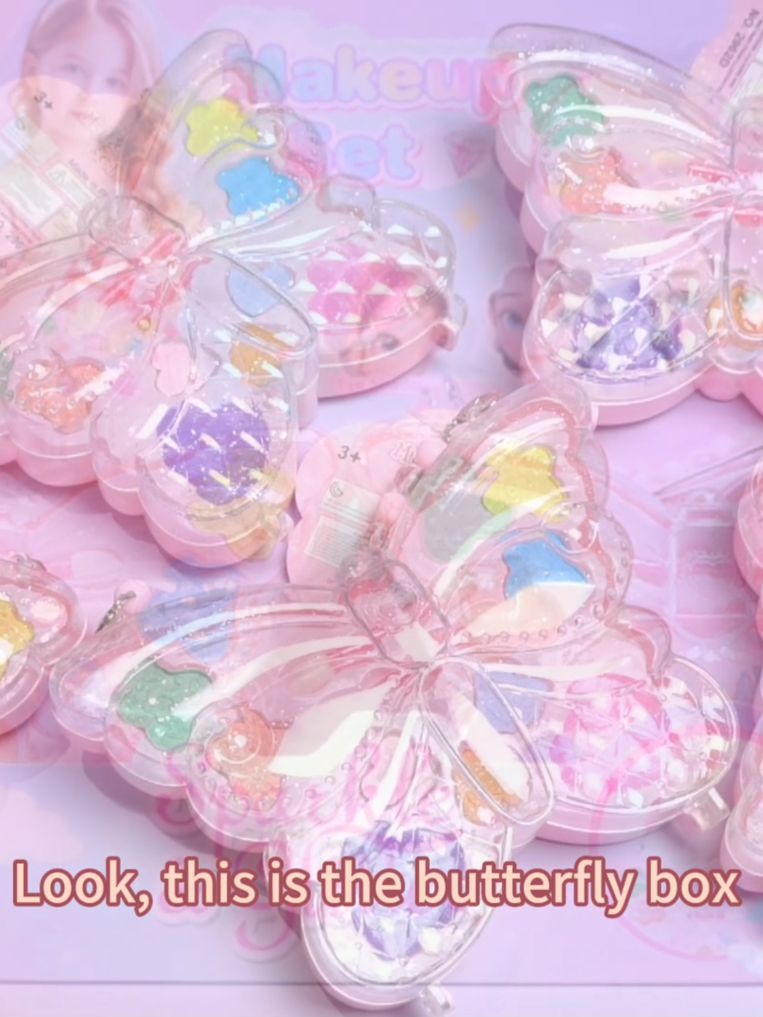 The Butterfly Makeup  Box #makeuptoysforkids #Makeup  #makeuptoyset  #Factory  #waimao  #foreigntrade