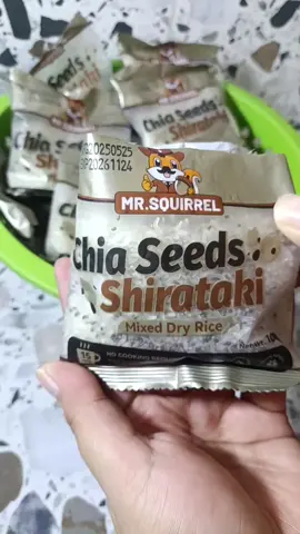 Healthy rice 🍚  #shirataki #chiaseeds #chiaseedsshiratakirice #mrsquirrel #shiratakirice 
