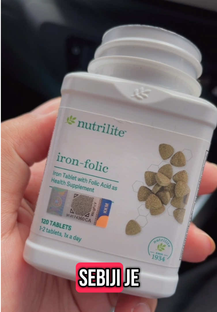 Persediaan dalaman kena ada.. takut2 terpreggy lagi kita telan je siap2 sekurangnya baby yg terbentuk tu dia menjadi elok inshallah dgn izinNya🤲🏻🤍 #nutriliteamway #ironfolicnutrilite #ironfolicamway #ironfolic 