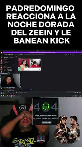 PADREDOMINGO REACCIONA A LA NOCHE DORADA DEL ZEEIN Y LE BANEAN KICK  #PadreDomingo #nocheDorada #Zeein #BanEnKick #KickLive #ReaccionEnVivo #StreamingBan #TwitchPeru #DramaStreamer #VeladaDelAño #ZeeinEvent