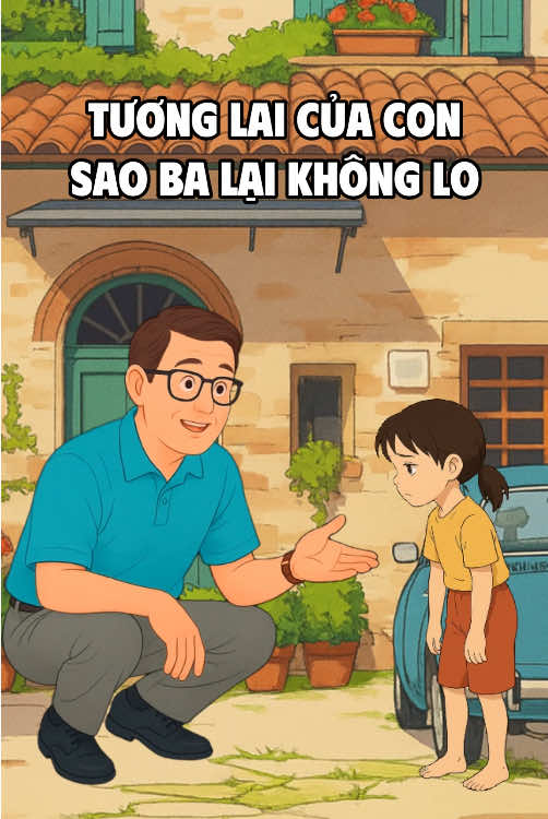 Tương lai của con sao ba lại không lo cho được #tusachcuabo #daycondungcach #hoctap #giaoduc #sachhay 