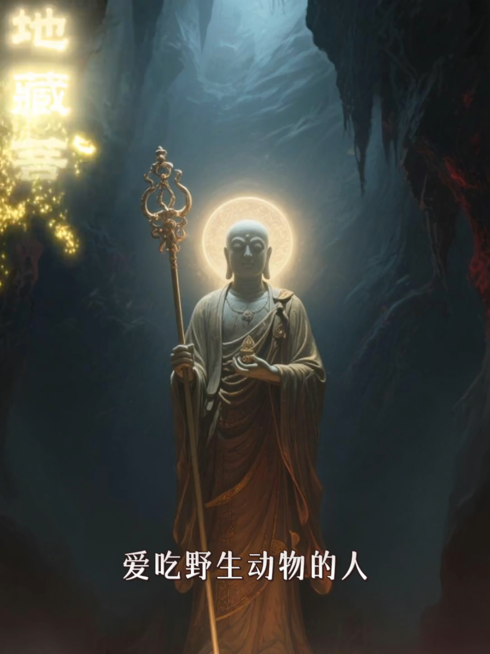 爱吃野生动物的人死后进不进地狱？若进地狱受什么惩罚？#大愿地藏王菩萨  #野生动物  #地藏菩萨