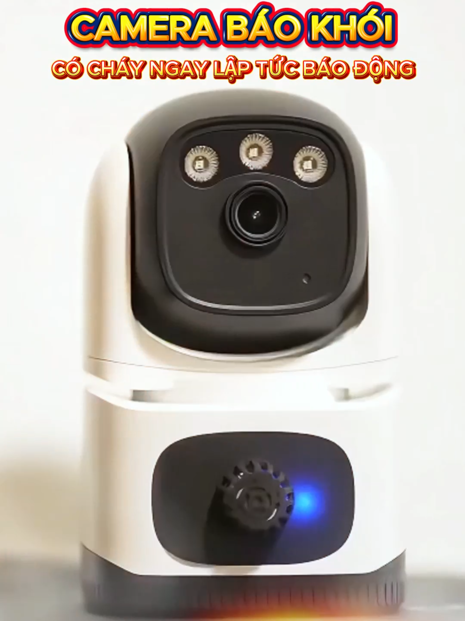 Lỡ không may quên tắt bếp hay rò rỉ gas chỉ cần lắp em Camera Báo Khói này vừa xem hình ảnh từ xa,vừa bảo vệ ngôi nhà #camerabiettuot #camerawifi #camerabaochay #camerachongtrom #cameraquansat