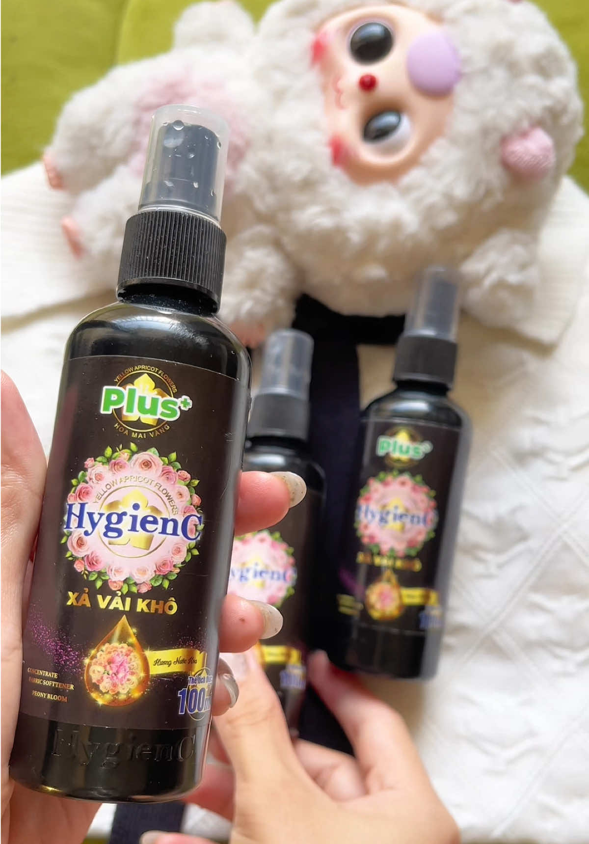 Xịt xả vải khô HygieneC 3 chai chỉ 58K #xavaihygiene #xitthom #xavaikho 