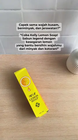 Sabun legend, tapi hasilnya gak ketinggalan zaman!”#sabun #sabuncucimuka #pencucimuka #sabunjerawat #kelly #kellylemonsoap #skincarejerawat 