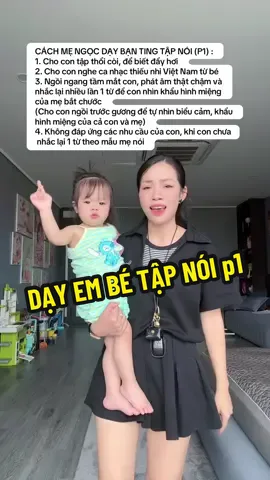 Dạy em bé tập nói P1 #embetingting #baongocaerobic 