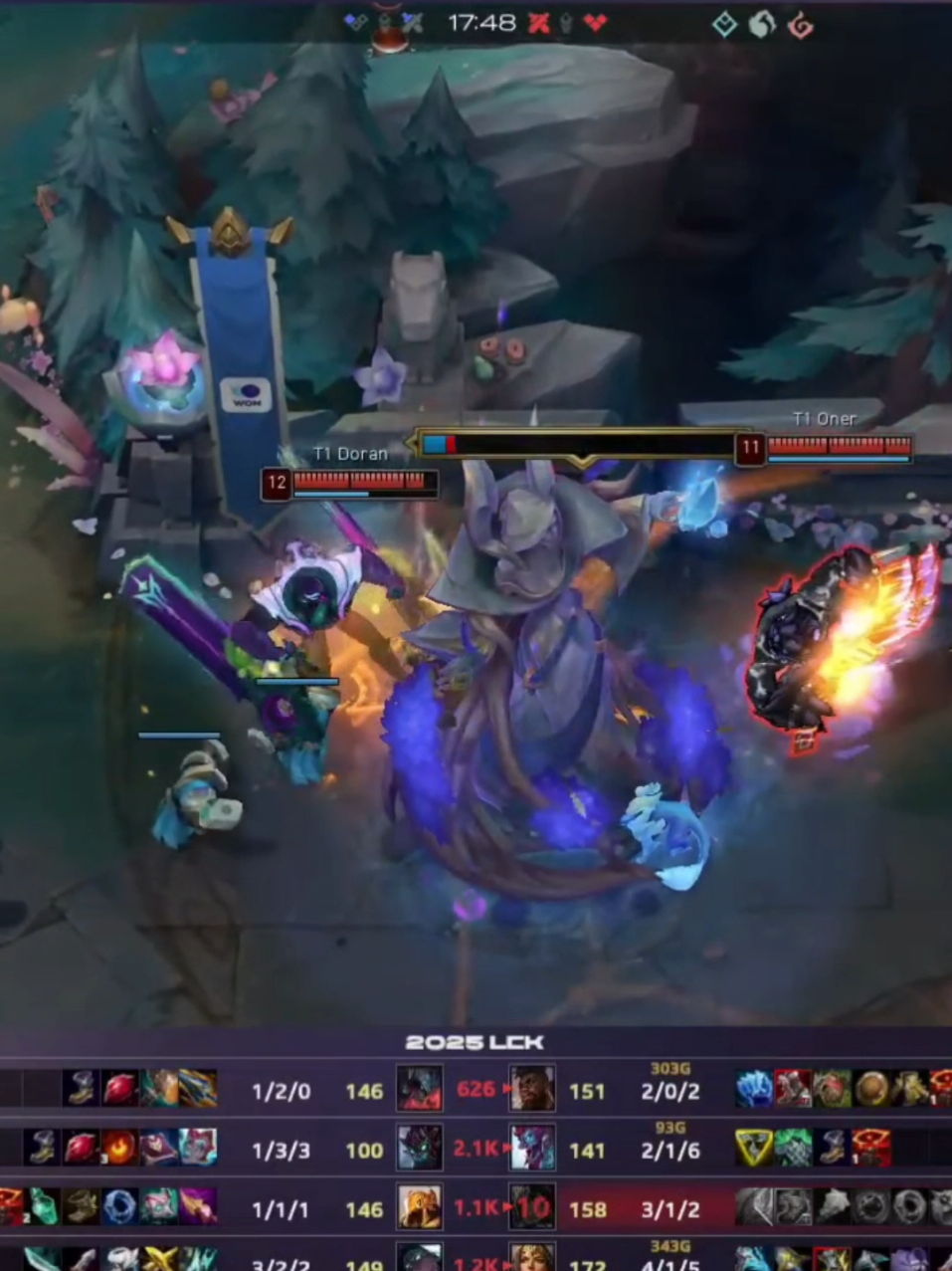 tóm tắt game 2 #doran #oner #faker #gumayusi #keria 