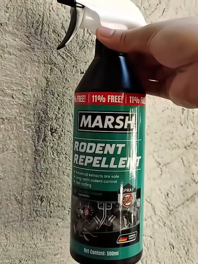 Replying to @danicacresencia  Marsh Rodent Repellent! Daga No MORE!  #rodentrepellent #ratrepellent #ratkiller #mouserepellent #pestcontrol #mousekiller  #marshrodentrepellent 