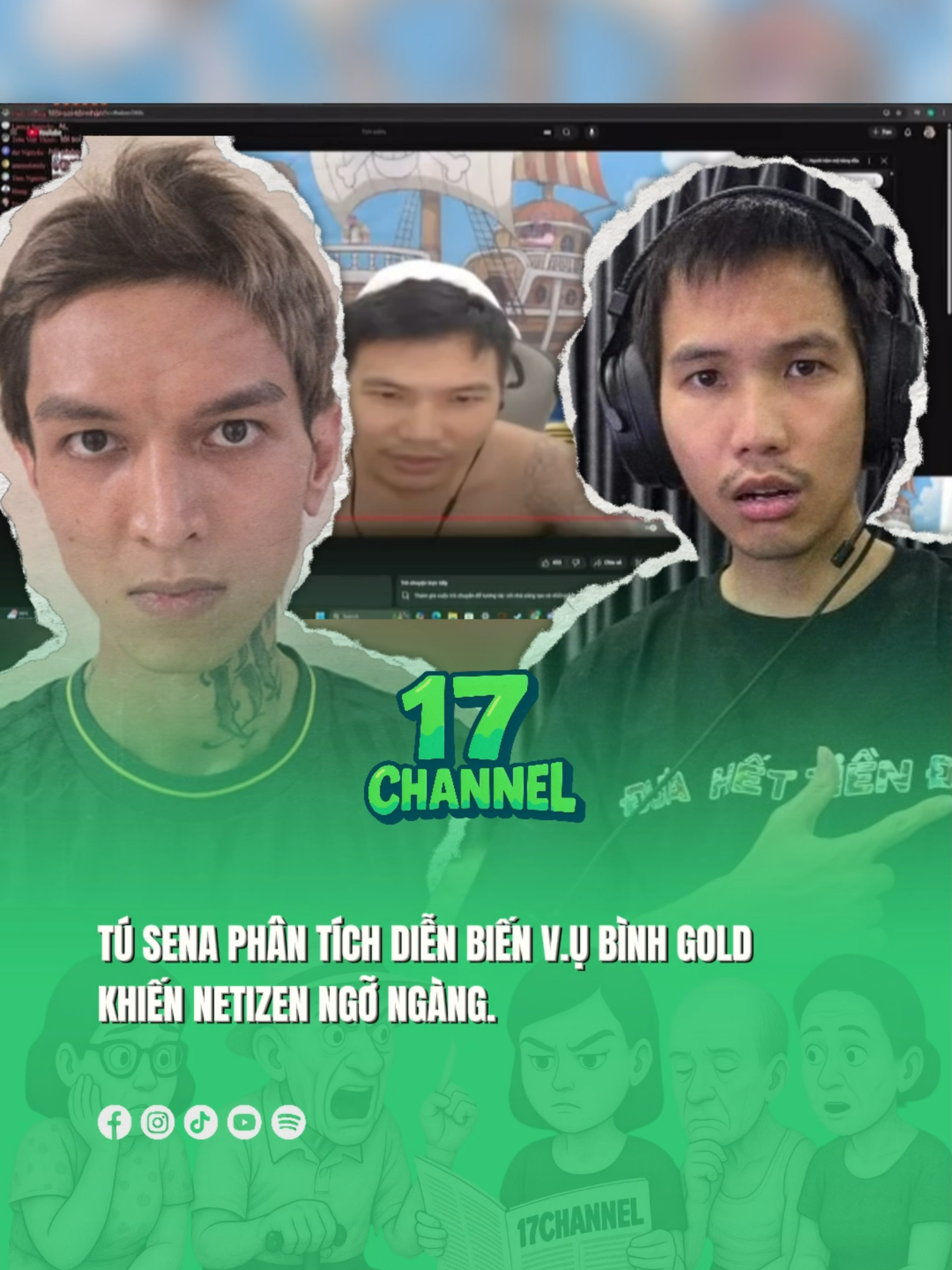 Toàn bộ màn phân tích vô cùng chi tiết của Tú Sena về v.ụ việc Bình Gold. #17network #17channel #binhgold #tusena