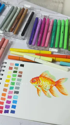 New toy unlocked! 🖌️💛 Grasp Acrylic Marker 36 warna Temenin aku swatching & doodlin tipis tipis yuk! ✨ Warna favoritmu yang mana nih? #unboxing #acrylicmarkers #acrylicmarker #acrylicmarkerpen #graspacrylicmarkers #graspacrylicmarker #doodlingart #colorswatch 