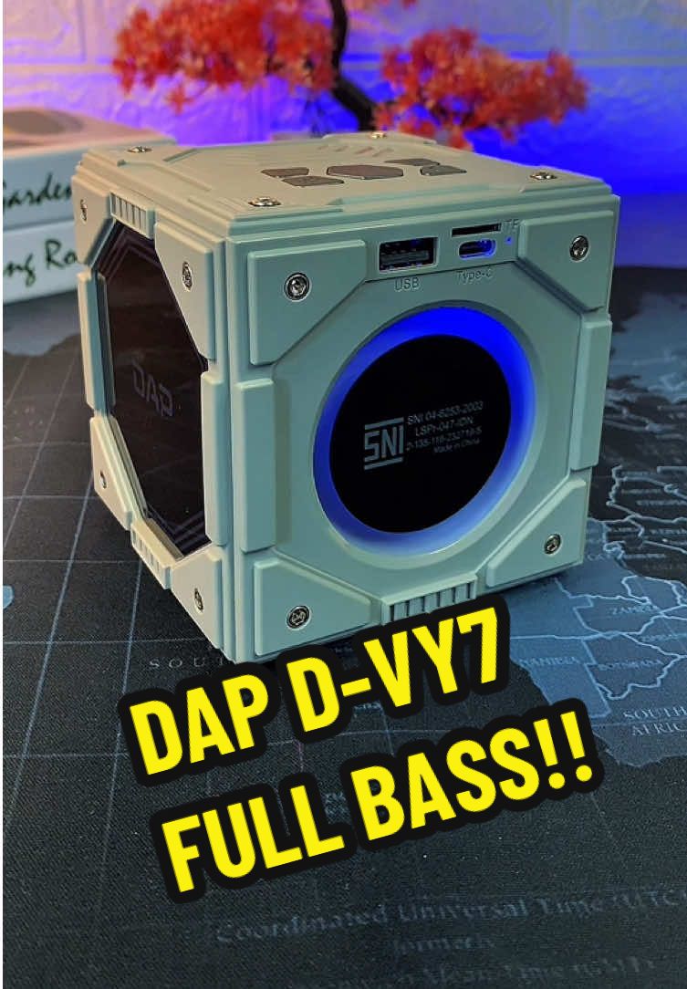 Speaker Bluetooth Portabel Keren Suara Full Bass DAP D-VY7 Design Mecca RGB Cube #speakerbluetooth #speakerkeren #speakerbluetoothfullbass #speakerbluetoothyangviral #speakerminibluetooth #speakerrgb #speakerunik 