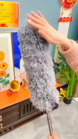 280cm Adjustable Telescopic Bending Duster Multifunctional Cleaning Tool Feather Duster Long Pole Microfiber Duster Dust Cleaning Artifact Steel Brush