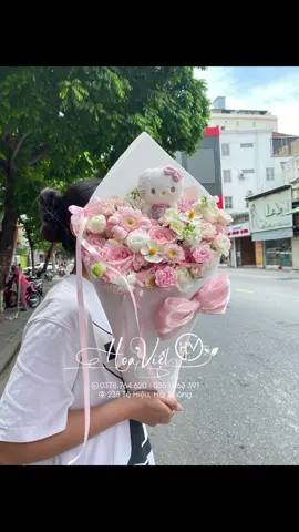 Bó hoa hello kitty 💕 xinh xẻo , đáng yêu 🥰 #hoaviethaiphong #hellokitty #bohoadephaiphong #hoatangnguoiyeu #hongchumsophia #238tohieu 