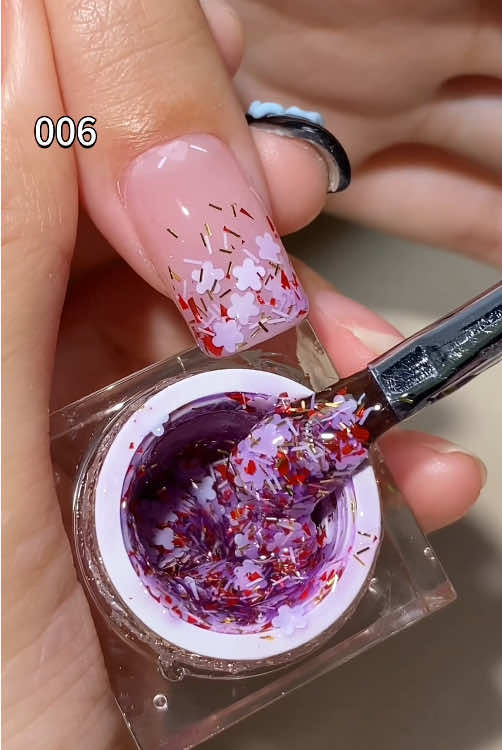 Suitable Summer Nails!!!beautiful flower nails 💅 🌸#nails #nailart #naildesigns #nailtutorials #nailartvideos #nailtech #fyp 