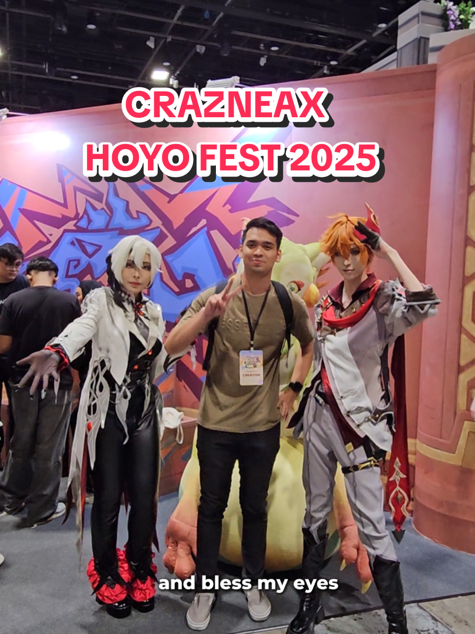 So I went out to touch grass. HoYo FEST 2025 was INSANE! #hoyofestsg #hoyofest2025 #Gaming #CrazNeax #Funny #Reaction #memes #genshin #GenshinImpact