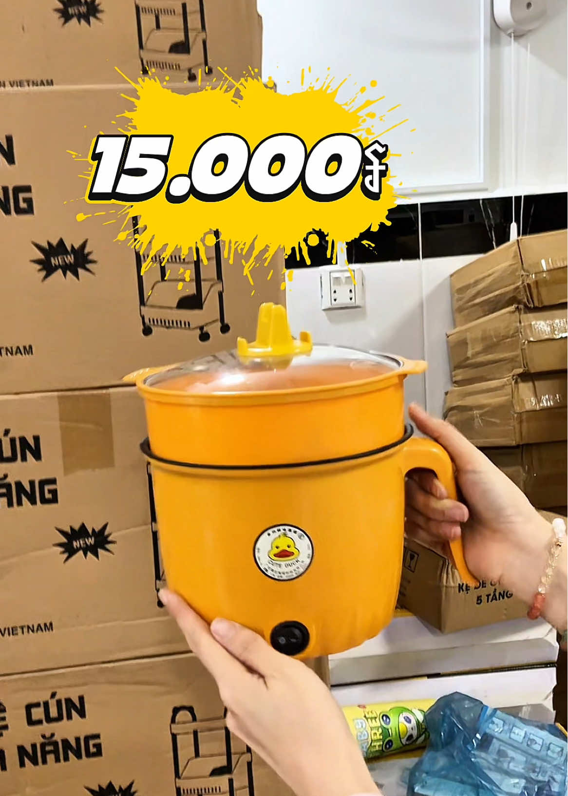 ឆ្នាំងស៊ុប2ជាន់ ✅ 15.000៛ ✅មានបោះដុំនិងលក់រាយ Telegram 0887194599 #instock #viral #fyp #millionitem #shopping 