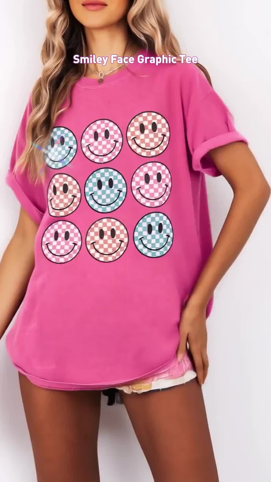 Comfort Colors Checkered Smiley Face Shirt, Aesthetic Retro Tee, Positive Vibes Graphic T-Shirt, Y2K Trendy Gift for Women #tshirts #teeshirt #teeshirts #womenshirts #womenshirt #womenstshirts #womenstshirt #printedtees #womenstees #tshirtfashion #CheckerboardSmileyShirt #SmileyFaceTee #Y2KGraphicTShirt #RetroSmileyShirt #AestheticTShirt #DopamineDressing #ColorfulTee #HappyFaceShirt #PinkGraphicTee #TikTokMadeMeBuyIt #TikTokShopFinds #TikTokShopUS #TrendingTShirt #CuteSummerFit #ColorfulAesthetic #OOTDInspo #ShopMyStyle #FeelGoodFashion