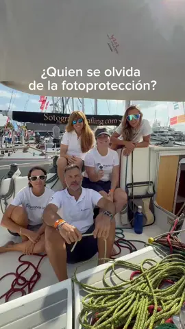 En el KIM, la fotoprotección también es parte del equipo. ☀️#Heliocare #regata #fotoproteccion #tripulantes 
