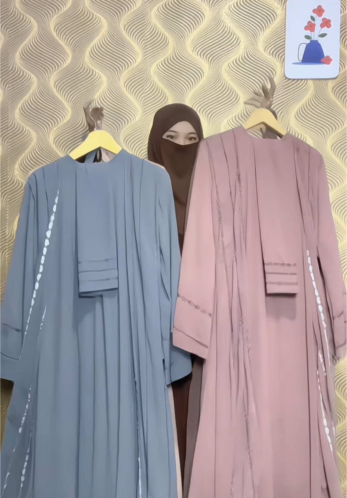 Warna nya soft semua yaaa jadi Pengen ngeborong kan liat iniii???  #fyp #abaya #muslimahoutfit #gamismurah #fypシ #abayastyle #live #cantik #fypシ゚ 