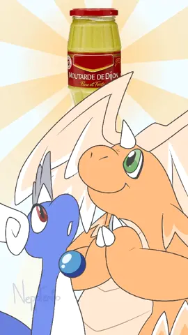 Méga Dracolosse découvre la moutarde de Dijon #pokemonlegendsza #animation #meme #notmadeforkids 