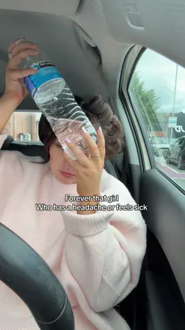 She says in pin curls 🎀🩷 #imjustagirl #headache 