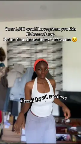 Available in black, white, pink & brown. 😍send a dm to cop yours now via whatspp; 07019156022. #fashiontiktok #reviews #halterneck #halternecktop #halternecktops 