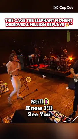 This Cage The Elephant moment deserves a million replays 🔥”1.	#CageTheElephant 	2.	#Lollapalooza 	3.	#LivePerformance 	4.	#MusicFestival 	5.	#StageVibes 	6.	#ConcertMoments 	7.	#EpicPerformance 	8.	#FestivalVibes 	9.	#CrowdEnergy