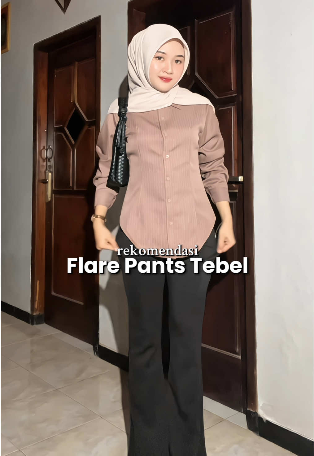 flare pants tebel tapi adem😱‼️ #flarepants #flarepantstebel #ootdflarepants #pants #celanaflare #outfitideas 