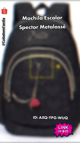 Mochila Escolar Spector Metalassê.  Resistente. Espaçosa.. Compre na SHOPEE agora! 👉🏾 Clique no link da bio 👉🏾 ou digite QUERO no comentário, que te passobo link  👉🏾 ou coloque o código         AXQ-YPG-WUQ   na busca da Shopee #mochilaescolar #mochilashopee #voltaasaulas #materialescolar #CuidadoEmFamilia @Cuidado em Familia @Cuidado em Familia @Cuidado em Familia 