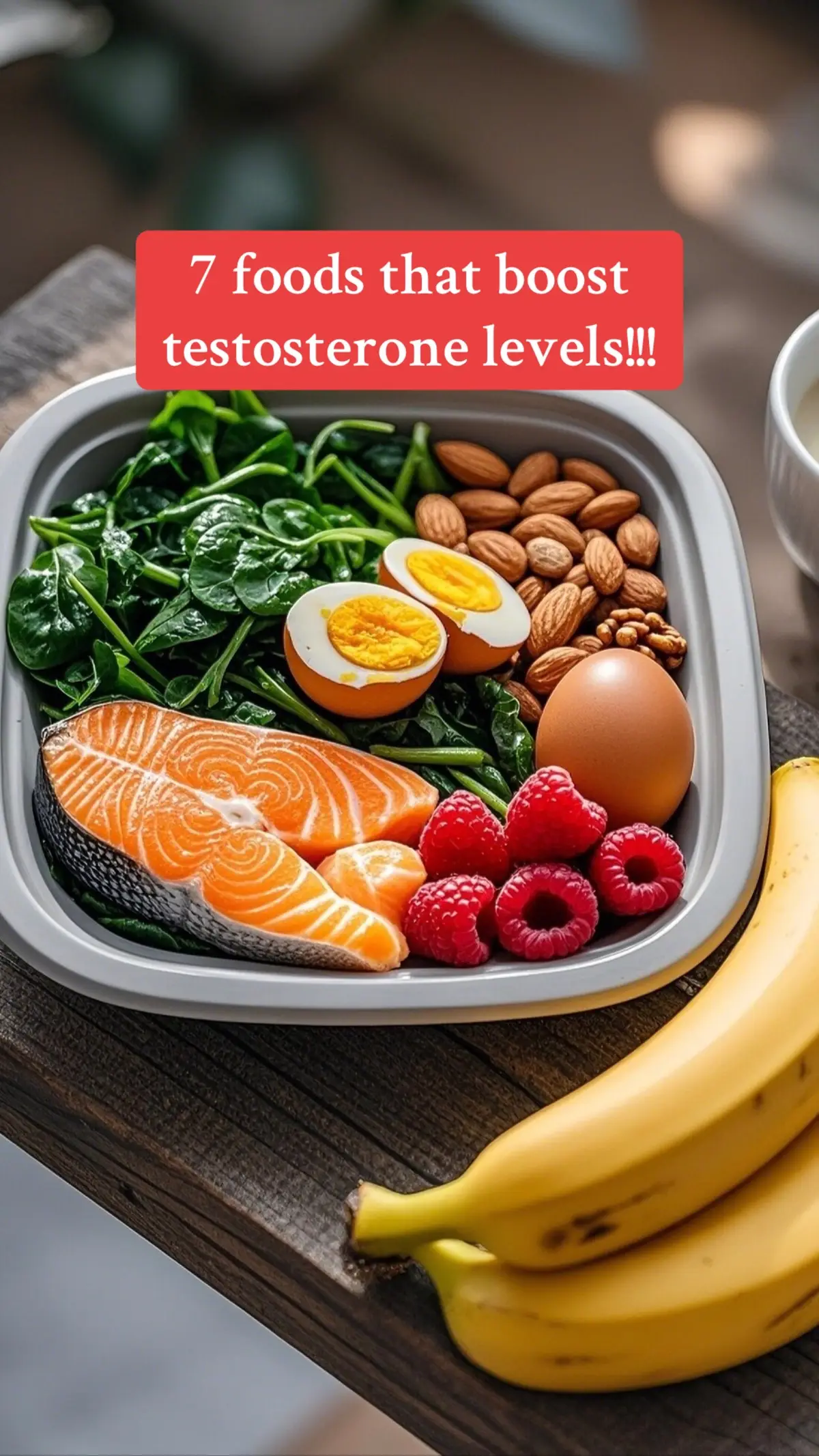 7 foods that boost testosterone levels!!! #health #healthtips #foryou #fyp #DidYouKnow 